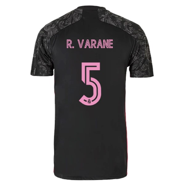 Camiseta Real Madrid Tercera Equipación NO.5 Varane 2020-2021 Negro